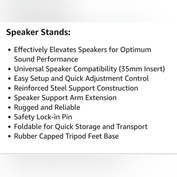 Set of PA speakers with stands and mic - Picture 9 of 10